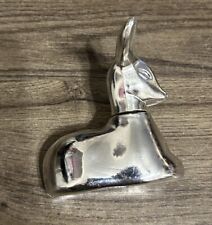 Vintage 1978 Avon Silver Fawn Deer With Sweet Honesty Cologne Full Bottle picture