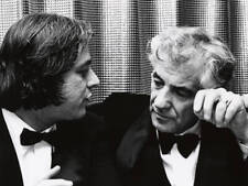 Stephen Sondheim and Leonard Bernstein at A Musical Tribute - 1973 Old Photo picture