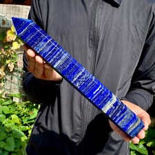 2.75LB Large Natural Lapis lazuli quartz crystal obelisk point wand aura healing picture
