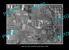 Clay New York Aerial View Of The Town c1930 Old Large Historic Photo picture