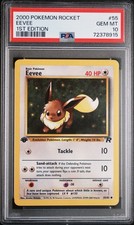 2000 Pokémon Team Rocket Eevee 1st Edition PSA 10 #55/82 English picture