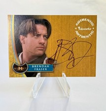 2001 Inkworks BRENDAN FRASER Auto The Mummy Returns On-Card Autograph RARE #A1 picture