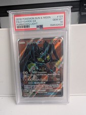 2018 SM - Forbidden Light Zygarde GX (Full Art) PSA 10 Ultra Rare #123 picture