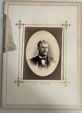 6 ANTIQUE PHOTOGRAPHS FROM AN ALBUM ON 3 PAGES picture