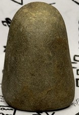 Ancient Man Made Authentic Carved Stone Tool, 8.8 oz • VA picture