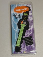 BRAND NEW Vintage 1995 Nickelodeon Nick Wrist Watch 1995 Viacom Hope Quartz Gree picture