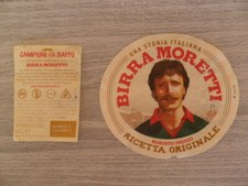 BEER LABELS MORETTI CHAMPIONS WITH MOUSTACHE EDITION 2016 VARIOUS COLLECTION picture