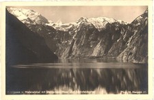 Königssee Germany Malerwinkel Steinernes Meer RPPC Real Photo Postcard Unused picture
