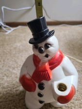 Vintage Rosbro Or Royal Frosty Snowman  1950's picture