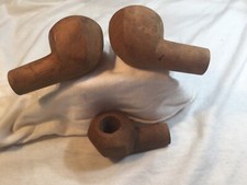 New Briar Bowl - Set of 3 large panel stummels picture
