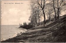 Vintage Postcard View in Lake Park Milwaukee WI Wisconsin                  A-666 picture