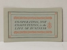 Rare Roycroft Elbert Hubbard Early 1900s Motto Card Antique Arts & Crafts Era picture