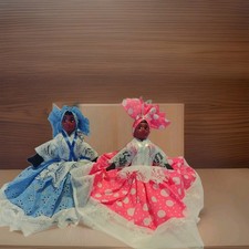 Vintage Ethnic Folk Sry Handmade Cloth Doll Souvenir of Latin American choose 1 picture