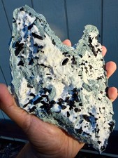 Large Neptunite Specimen with Benitoite Crystals San Benito, CA, 720gm, 20cm picture