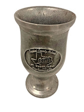 Vintage Capitol County Mutual Texas Insurance Sales Award Pewter Goblet USA picture