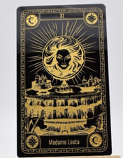 Disneyland Paris Souvenir Tarot Card Phantom Manor Madame Leota Arribas Glass picture