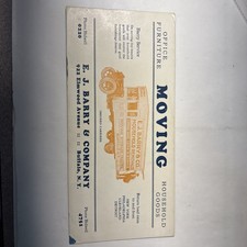 Vintage E.J Barry & Co Moving Co. Buffalo NY Advertising Blotter picture