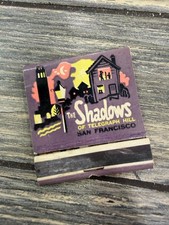 The Shadows San Francisco 1930s-40s Black & White Skyscraper Matchbook picture