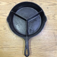 HTF Griswold 8 Cast Iron All In One Dinner Skillet 1008 Patent Applied For LBL picture