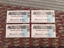 4 Antique 1920s Davis Bridge To Mountain Mills Railroad NOS Estate Hoosac Tunnel picture