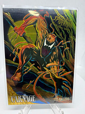 1998 Fleer Ultra Golden Web Limited Edition Carnage 2 of 9 picture