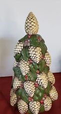 Vintage Jamar Mallory Studio Ceramic Pinecone Christmas Tree 1965  picture