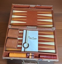 Vintage Pierre Cardin Backgammon Board Game Set With Attaché Case & Monogram picture
