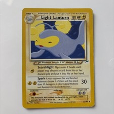 Pokemon TCG Light Lanturn 23/105 Neo Destiny HP picture