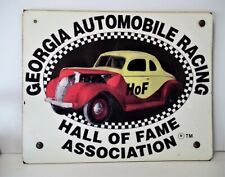 Georgia Automobile Racing Hall Of Fame Association Metal Sign 15x12 VINTAGE picture