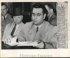 1959 Press Photo Cus D'Amato, manager champion Boxer Floyd Patterson, Others picture
