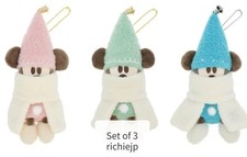 Japan Official Disney Park Tokyo 2026 Christmas Li’l RingRing Plush Badge Set 3 picture