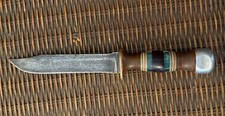 10.5 Inch Vintage WW2 Theatre Knife Plexiglass Handle Custom Made RARE OLD LQQK picture