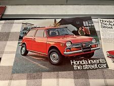 1969 Honda 600 Sedan Sales Brochure Folder Excellent Original picture