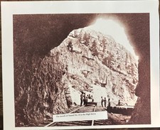 Book Clipping Photo Tunnel No. 10 Sierra Nevada CA Late 1800’s Donner Pass picture