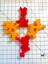 Vintage Disney Cookie Cutter Set Mickey Minnie Donald Pluto Eagle USA picture