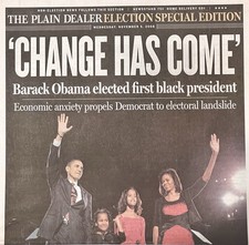 The Cleveland Plain Dealer November 5 & 6, 2008. How Obama Won picture