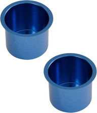 GSE Jumbo Aluminum Cup Holder for Casino Poker Tables, Blue, 2-Pack picture