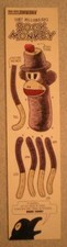 TONY MILLIONAIRE 'S SOCK MONKEY Promo, 1999, Unused, more in our store picture
