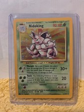 Base Set Nidoking 11/102 Pokemon 1999 picture