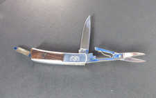 Gerber Silver Knight 250C Rare Three Blade  Model w/ Engraved Jump Wings picture