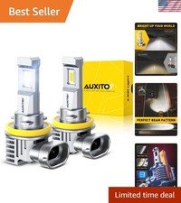 H11 Light Bulb, 900% Brightness 6500K H8 H9 Bulbs 1:1 Mini Size, Plug-N-Play,... picture