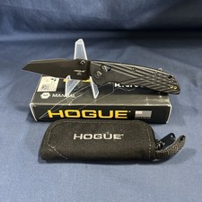 Hogue Deka MAGNACUT Cerakote Wharncliffe Blade Black Polymer Handles 24366 picture