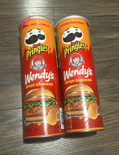 Wendy's Spicy Chicken Pringles - Lot of 2 (Sealed/Unopened) picture