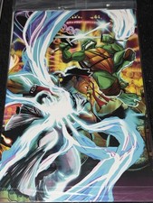 TEENAGE MUTANT NINJA TURTLES VS STREET FIGHTER # 4 VARIANT NM 3 POLLY-BAGGED picture