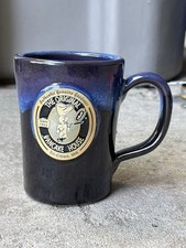 2024 Deneen Pottery Original Pancake House TRI-CITIES Wa Blue Coffee Mug Cup picture