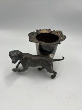 ANTIQUE AMERICAN  FIGURAL DOG TOOTHPICK HOLDER picture