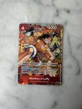 Bandai One Piece Card Game Monkey.D.Luffy OP16-015 Super Rare ALT ART Foil picture