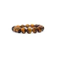 Tiger Eye Crystal Bracelet Original 8mm Beads Stone Bracelet Men Women picture