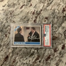 Mike Starr Signed The Office TV Show Angelo Grotti Steve Carell Trading Card PSA picture