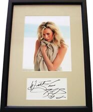 Kim Basinger autograph signed framed w/ sexy 8x10 photo inscribed With Love JSA picture